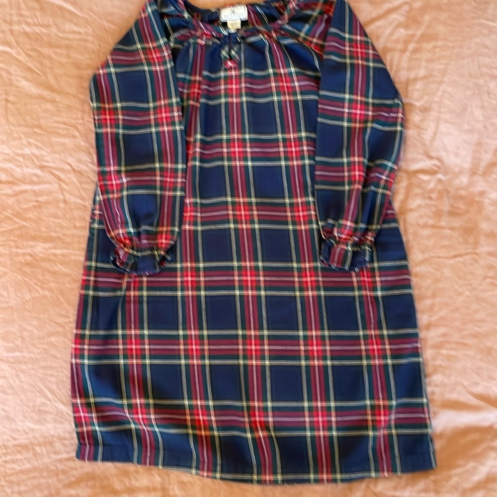 Petite Plume Tartan Nightgown - 10 yr